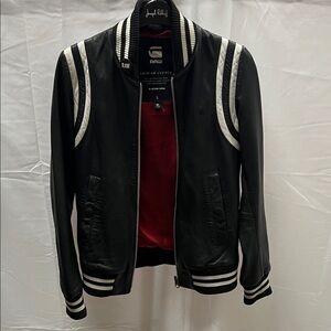 G-Star Black and White Bomber Jacket
